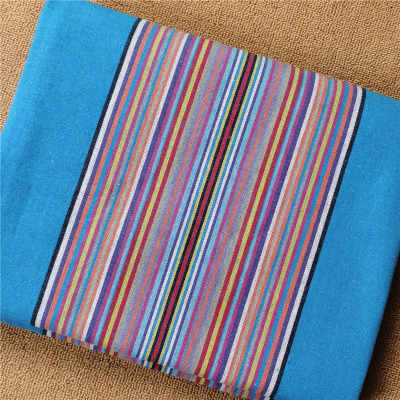 Coarse cloth sheet Clearance thickening The old coarse cloth non-slip Double bed Sheet Dyed stripe Square pattern