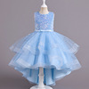 Small princess costume, dress, nail sequins, suit, European style, tutu skirt, for catwalk