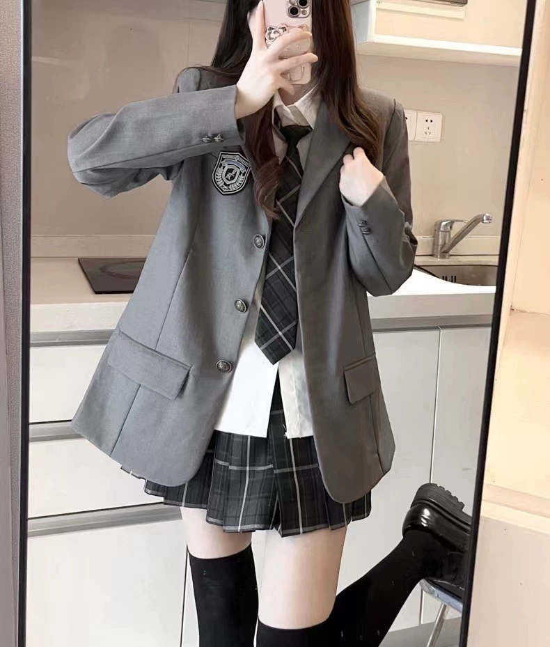 Д demi-сезона классический костюм jacket набор, увеличенная толщина, единый стиль, варианты с несколькими изделиями