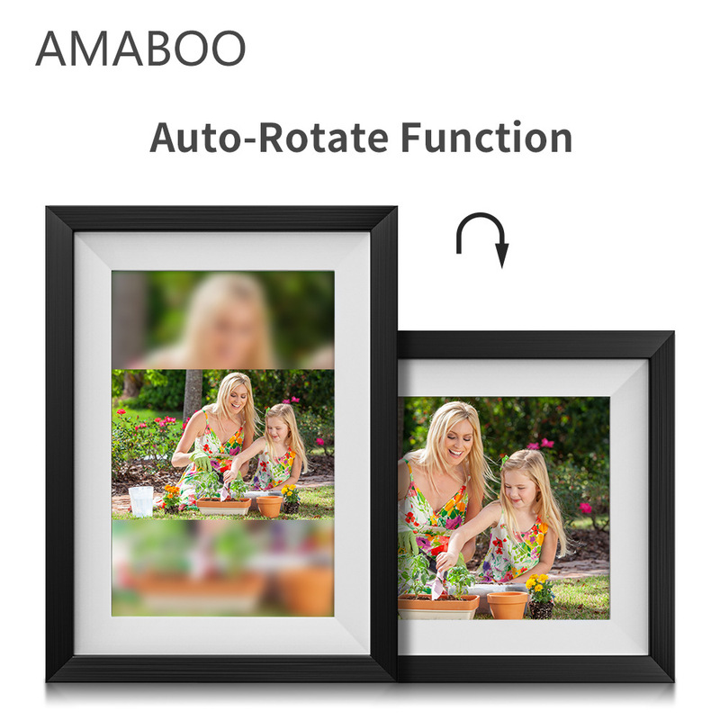 Hot sale 10.1 inch wooden cloud photo frame digital electronic photo album WiFi video picture player FRAMEO/V