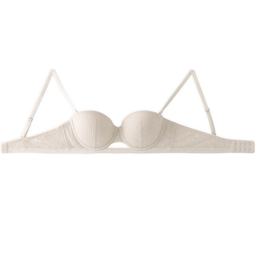 Lace underwear for women, thin top and thick soft steel ring bra, small breast sexy push-up and side breasts thin bra wholesale