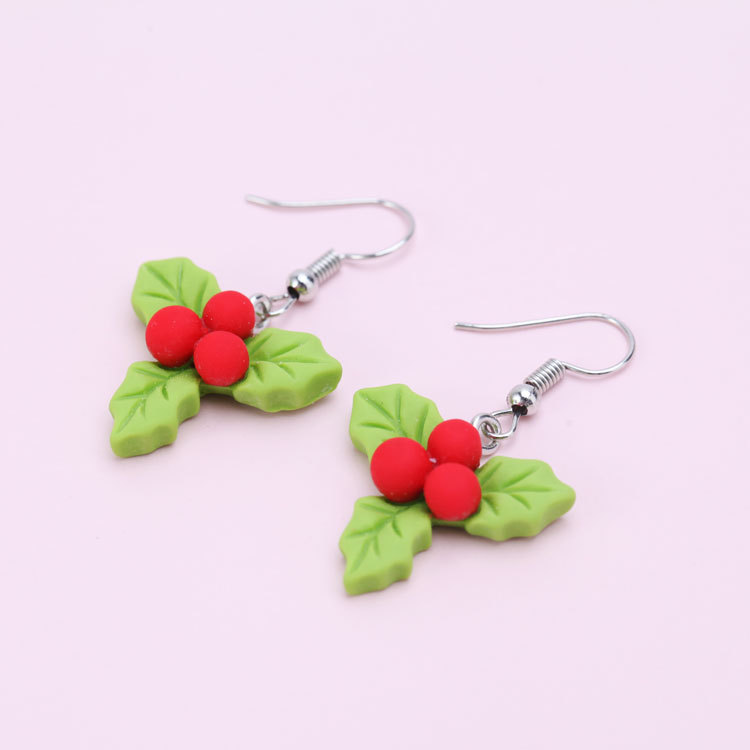 1 Pair Quantity Festival Occasion Synthetic Resin Material Cute Geometric Synthetic Resin Women's Earrings 1 Pair