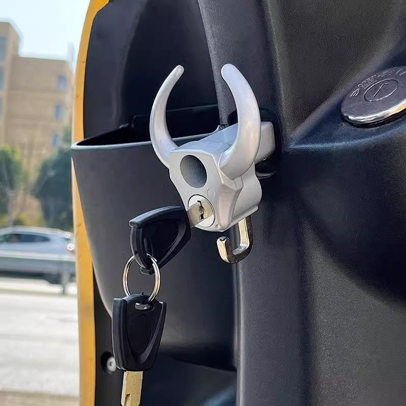 Front-mounted multi-functional universal electric vehicle hook, battery car hook, pedal storage hook, helmet lock, front hook