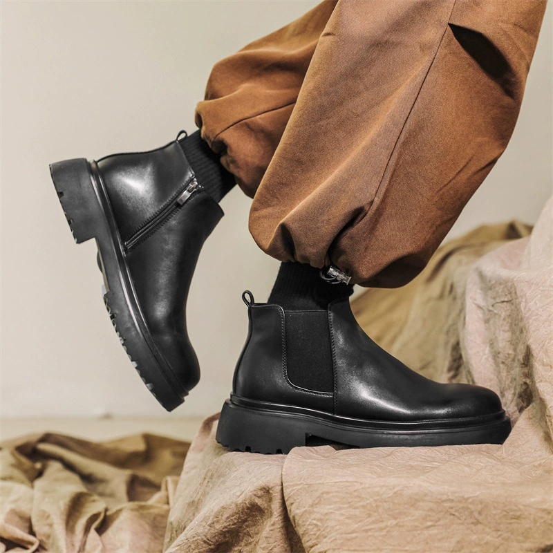 Martens, высокие демисезонные полусапоги на платформе, английский стиль, обувь, британский стиль