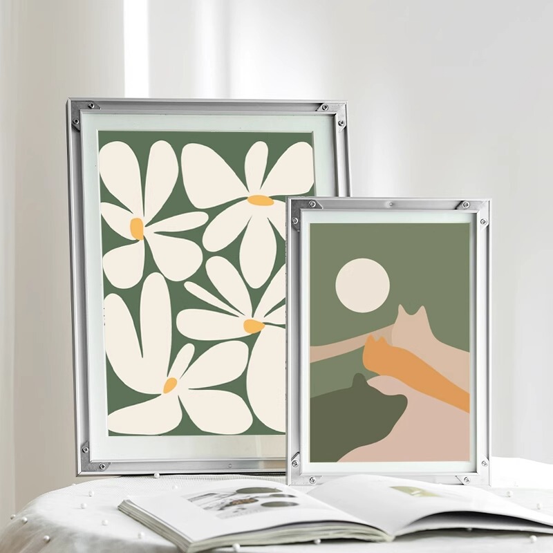 Aluminum Alloy Photo Frame Square Washed Photo 8K Living Room Narrow Edge Puzzle Poster 4K Outer Frame Wall Hanging A3 Sketch Mounting Aluminum Alloy Photo Frame Square Washed Photo 8K Living Room Narrow Edge Puzzle Poster 4K Outer Frame Wall Hanging A3 Sketch Mounting