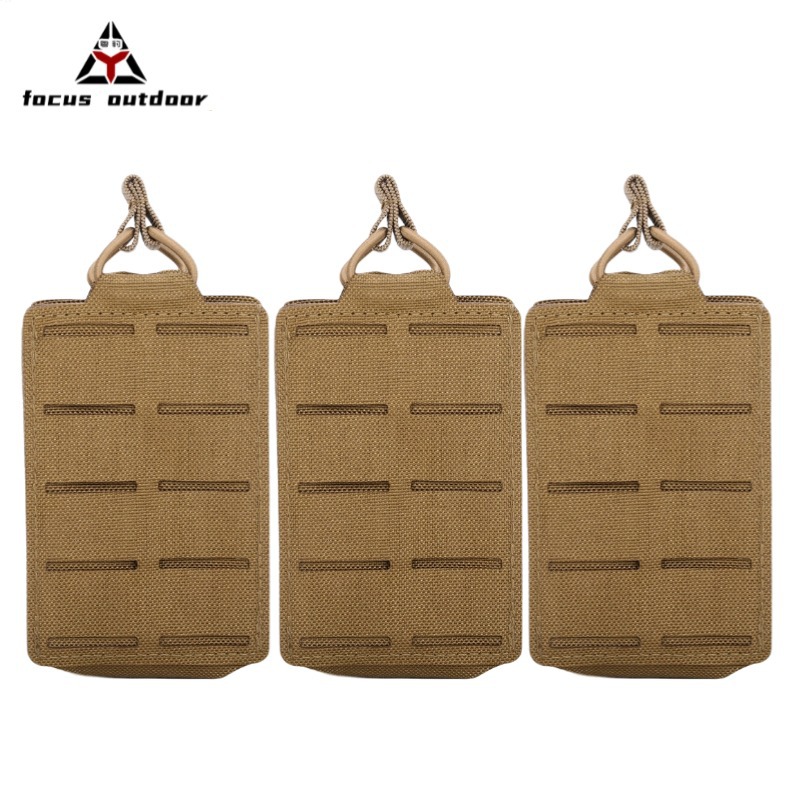 Bolsa táctica de camuflamiento deportiva al aire libre multifuncional militar fan de extracción rápida MOLLE bolsa láser de clip único al por mayor