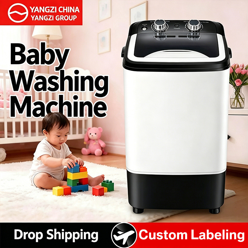Cross-border 7.5kg large-capacity washing machine, home version, semi-automatic, integrated washing and draining, large single-tub washing machine Cross-border 7.5kg large-capacity washing machine, home version, semi-automatic, integrated washing and draining, large single-tub washing machine