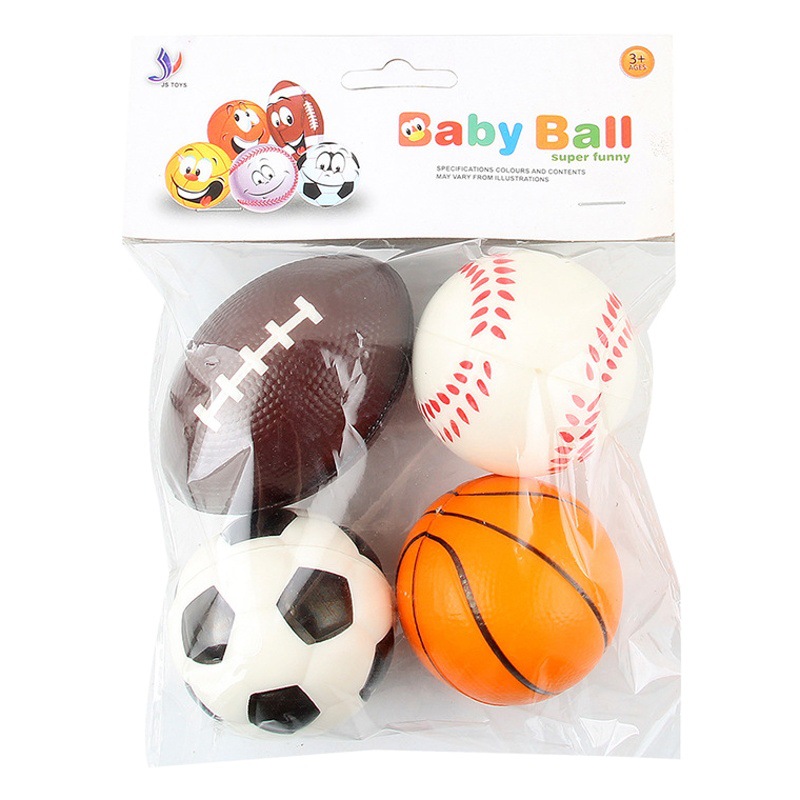 Amazon Supply juguetes de descompresión rugby baloncesto fútbol descompresión algodón relleno nuevos juguetes exóticos entrega de una sola pieza