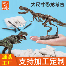 跨境考古恐龙骨架化石玩具  DIY拼装恐龙套装模型玩具