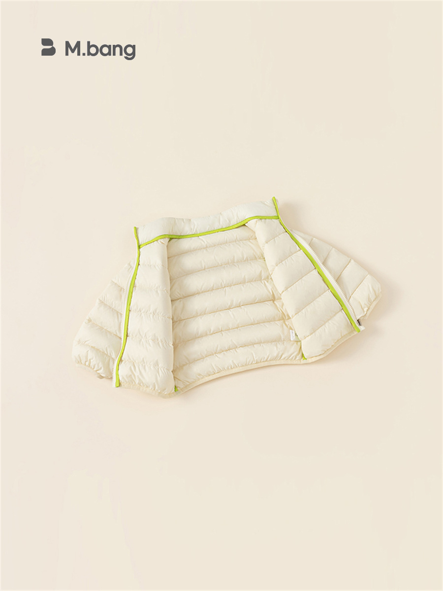 Babycity de doble cara de pato blanco abajo de los niños abajo liner niños y niñas casual abajo chaqueta DY23056
