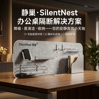聚酯纤维吸音板吸音板易清洁房间室内办公学校隔断家用超强隔音板