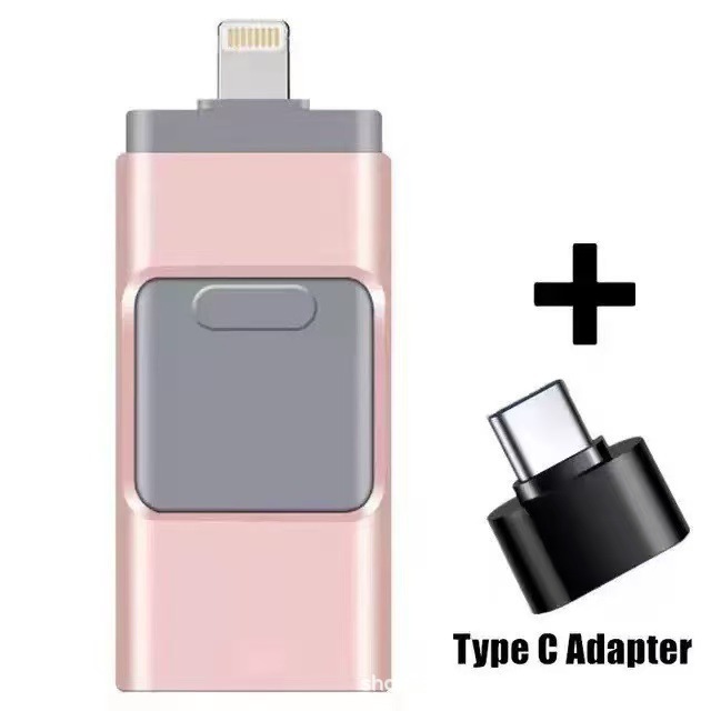 四合一手机u盘大容量适用苹果u盘安卓电脑通用64G礼品跨境批发1TB|undefined