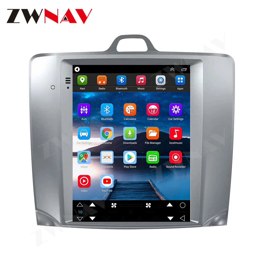 Подходит для Ford Fox 2005-2011 с вертикальным экраном, навигация на Android 11, 4G, полная поддержка сетей, CarPlay