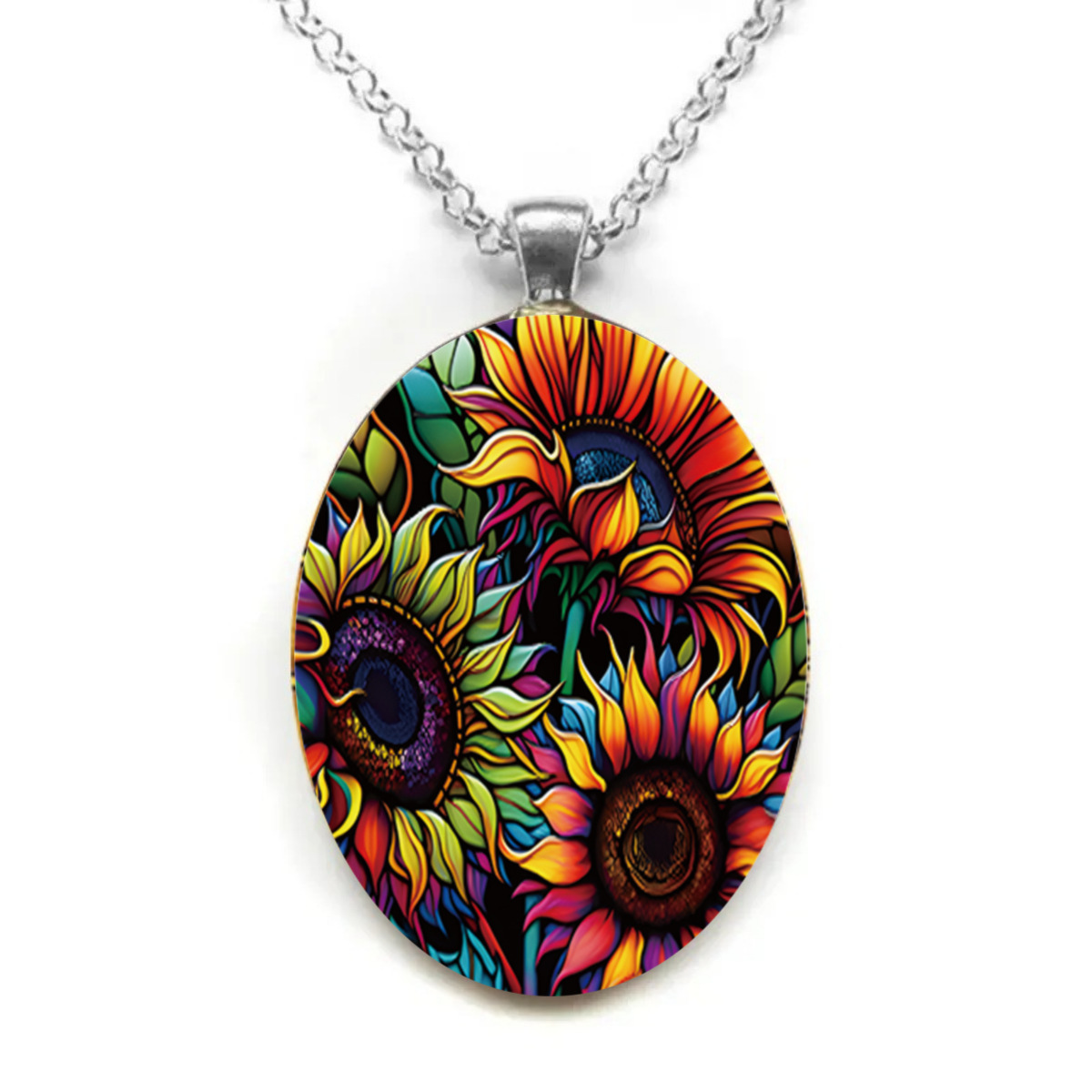 Sophisticated glass pendant