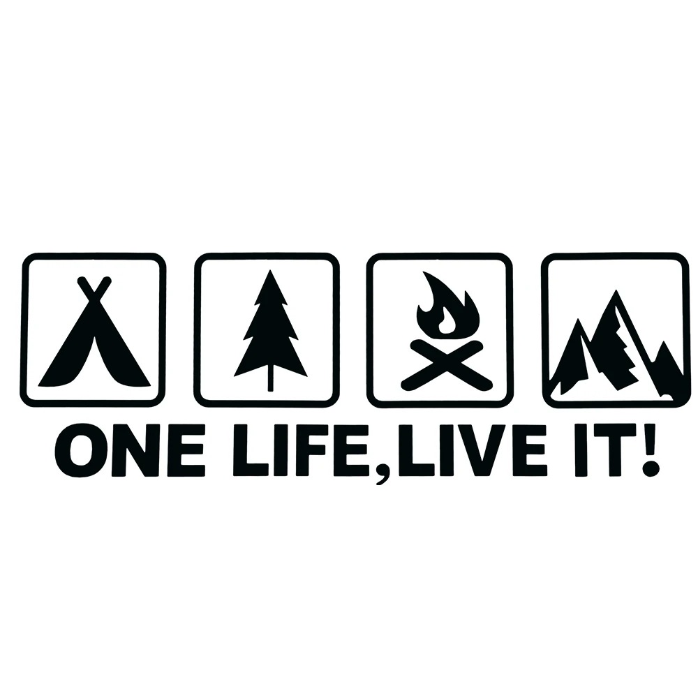 retroreflective sticker for camping