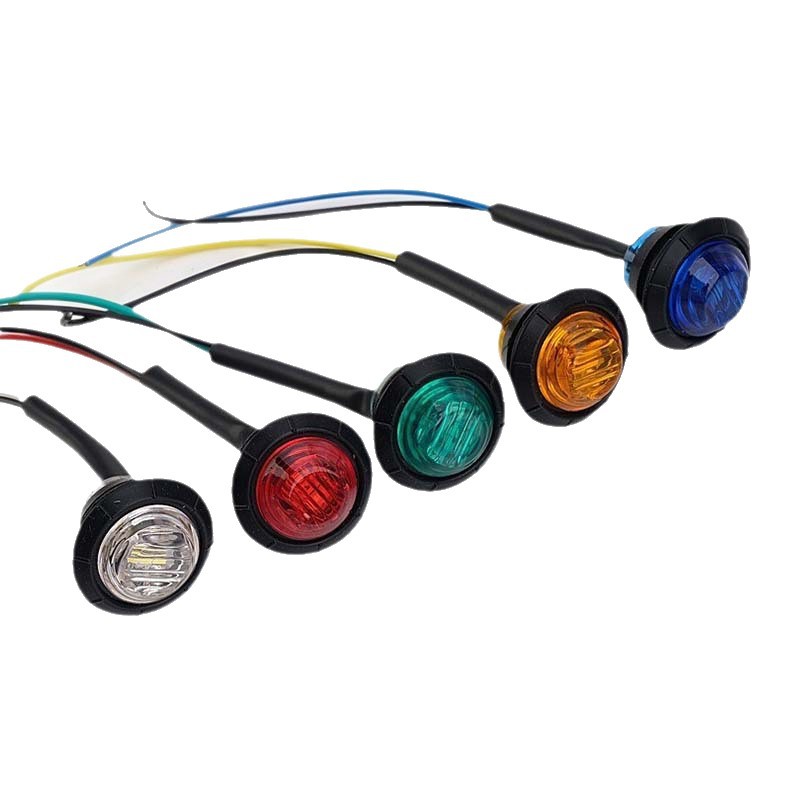 Fábrica de camión luz lateral 12v24vLED camión luz lateral luz ancha camión luz trasera luz de señal de ojo de halcón luz lateral