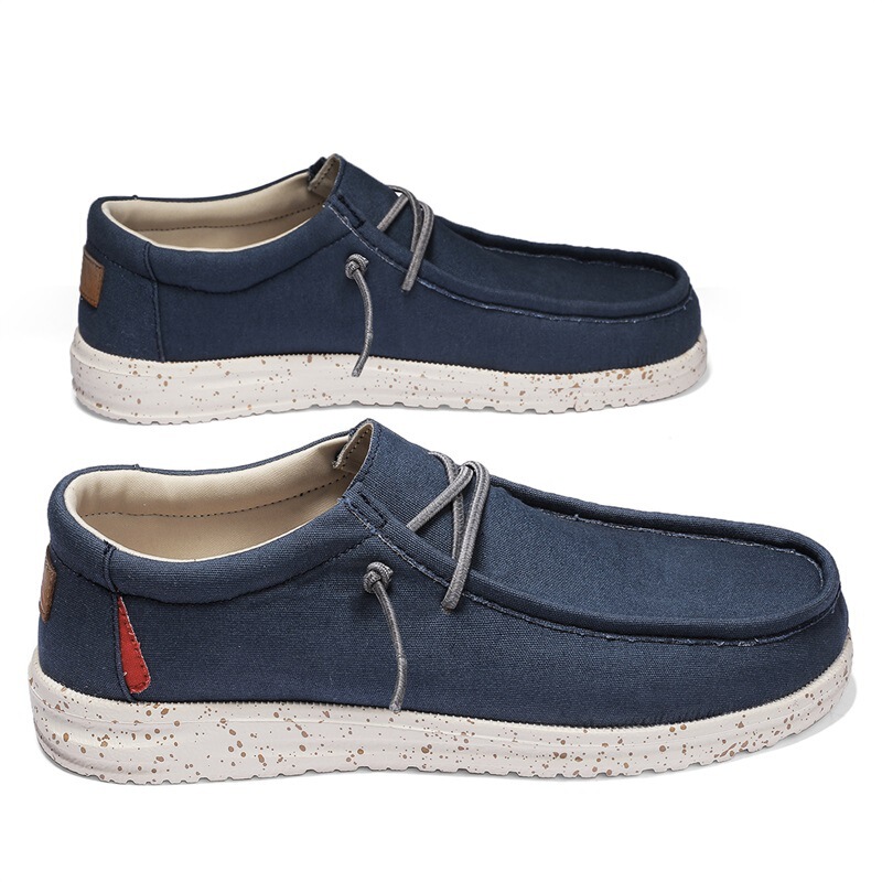 2022 autumn and winter new men's bean shoes light pedal cross-border plus size loafers bean shoes fashion men's shoes