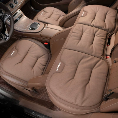 Cushion H6 Big Dog H9 Divine: Seat cushion, seat cover - type-c-front-and-rear-seat-cushions-three-piece-set-chestnut-brown-haval