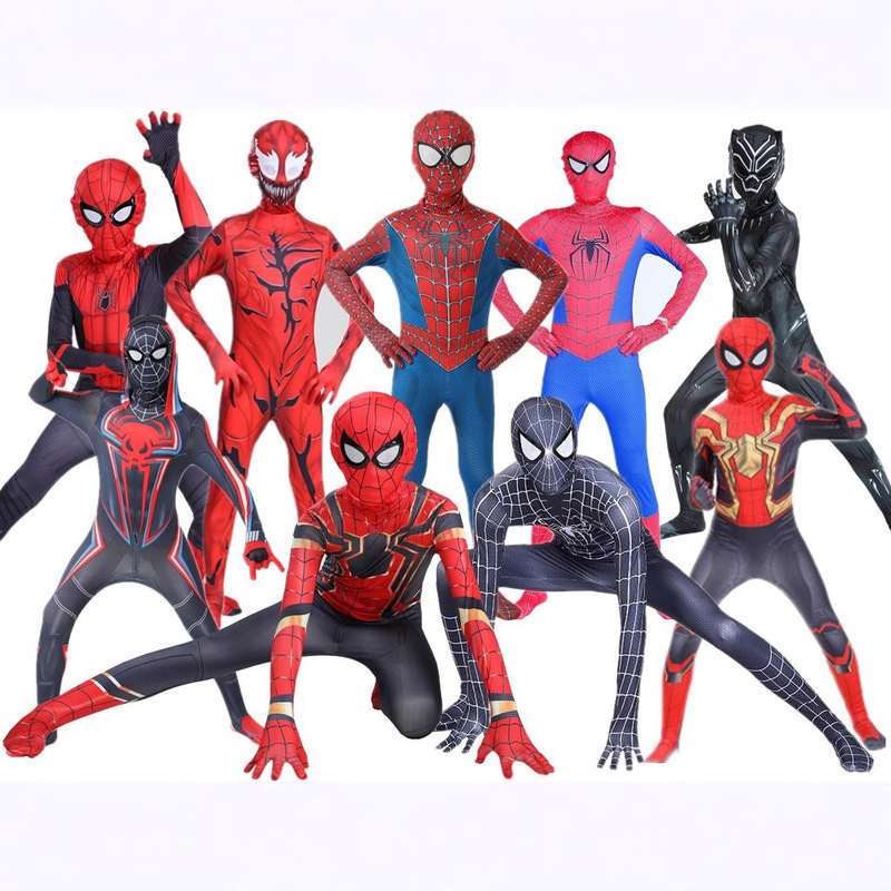 Halloween Spider-Man Bodysuit Hero Expedition Cosplay One-Piece Clothes Miles Extraordinary Gwen Costume