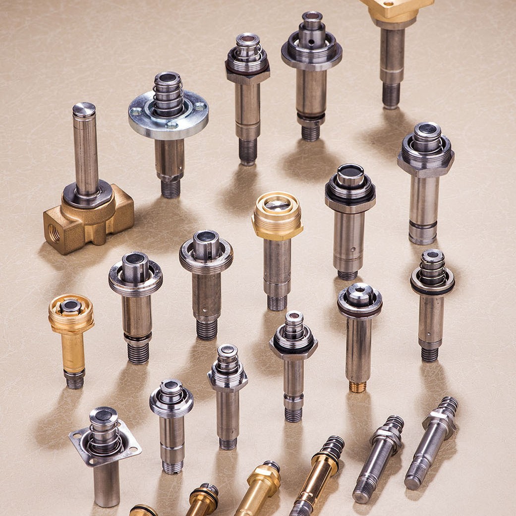 厂家批发各类电磁阀配件/静铁芯/动铁芯/不锈钢/纯铜先导头/HDS