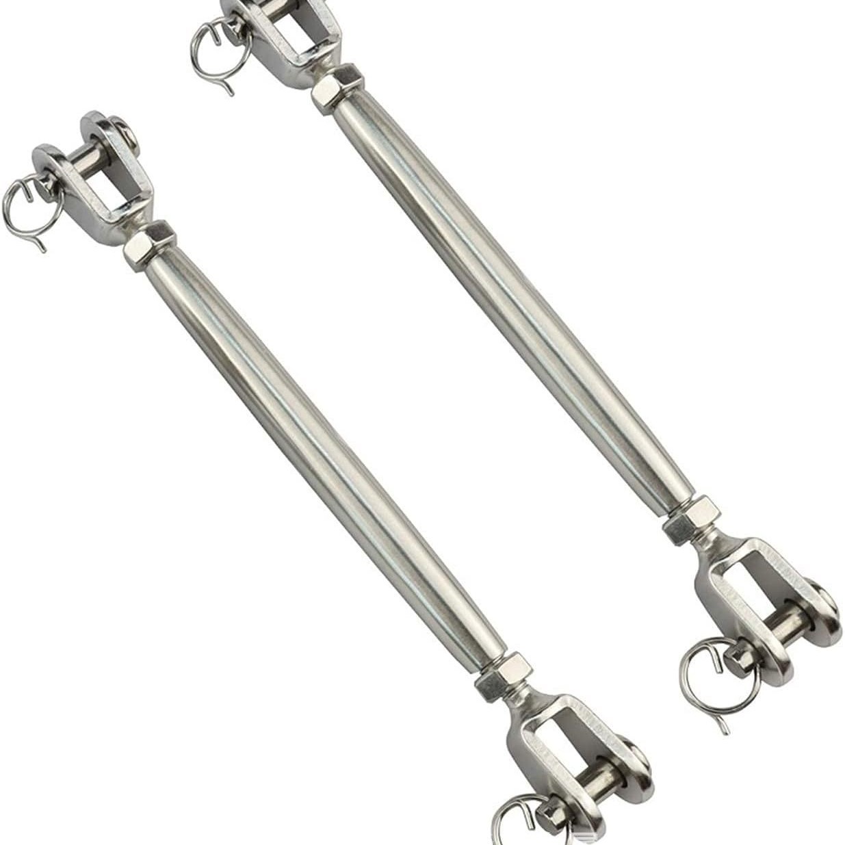 不锈钢 封闭花篮螺丝钩 拉紧器 钢丝链条收紧器闭体花兰钩 跨境货