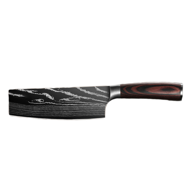 Damasco cuchillo de cocina de acero inoxidable cuchillo afilado de cocina doméstica cuchillo de corte para mujeres