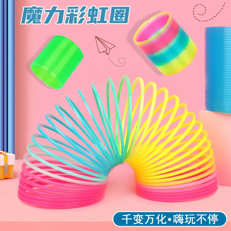 БольшойSlinky, резиновое кольцо, Джenga, обруч, игрушка, опт