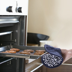 Amazon Microwave Oven Silicone Insulated Gloves, Nordic Style Fleece Gloves, Kitchen Baking Gloves