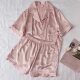 Pajamas Women's Summer Ice Silk Short-sleeved Thin Sweet Cute Women's Sexy Summer Korean Style Home Clothes Two-piece Suit