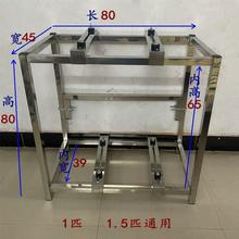 适配不锈钢空调外机落地架单双层底座空调柜机支架防震1.跨境