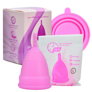 Reusable Menstrual period cup menstruation cup cross-border women's menstrual care