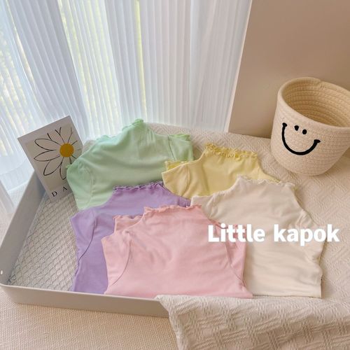 Autumn and winter new children's bottoming shirts for boys and girls, half-turtle collar tops with earrings, versatile lace long sleeves, one-piece drop shipping