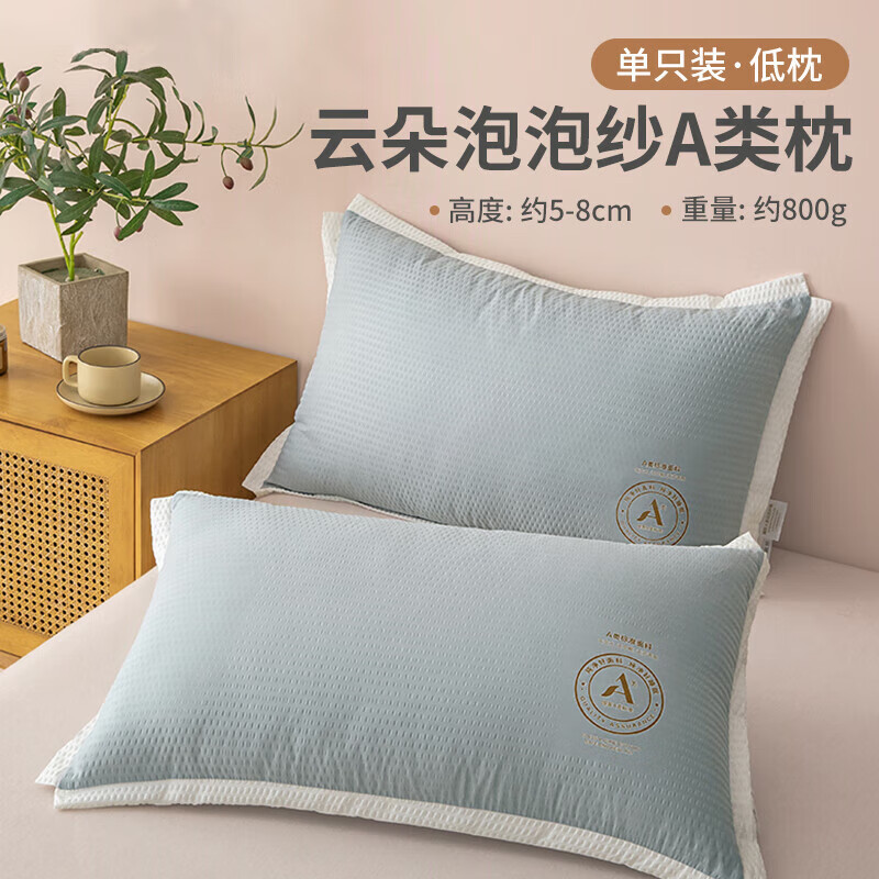 Almohada de fibra de hotel Almohada cervical Almohada para dormir profunda Almohada para el cuello para dormir para adultos