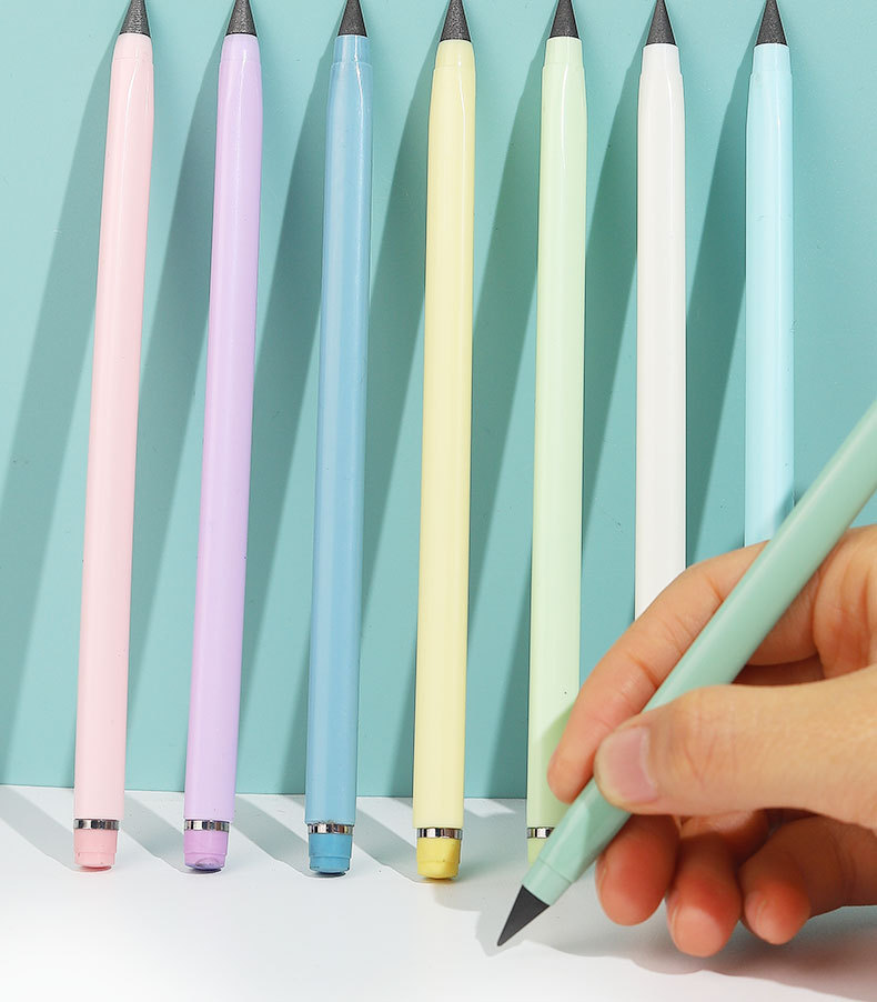 黑科技永恒铅笔免削可擦不易断铅写不完无墨素描写字正姿学生铅笔详情3