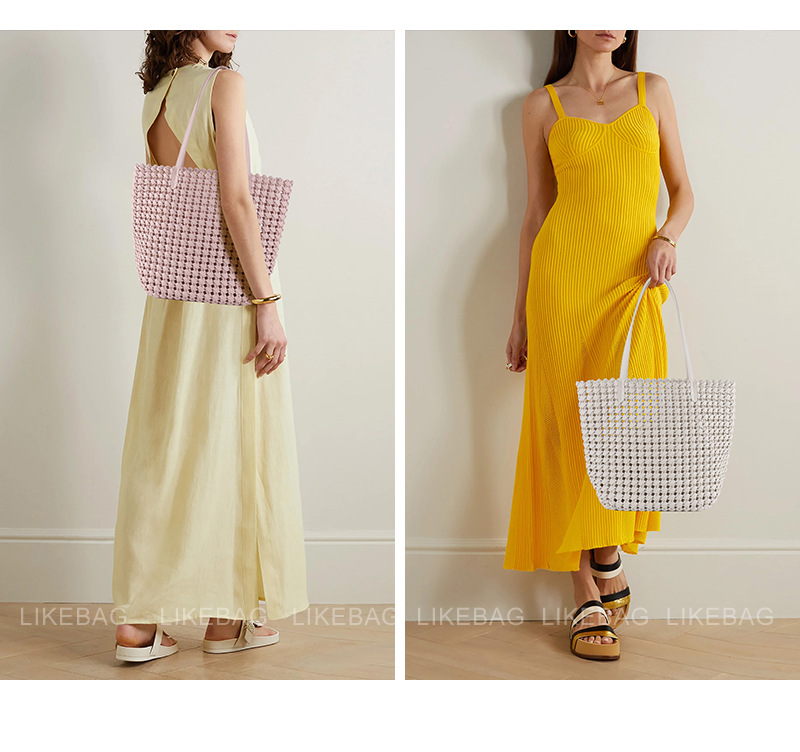 Borse da donna 2024 Nuove borse tessute a mano, design di nicchia, stile natalizio, borsa a tracolla di grande capacità, altamente consigliata_voghion.com