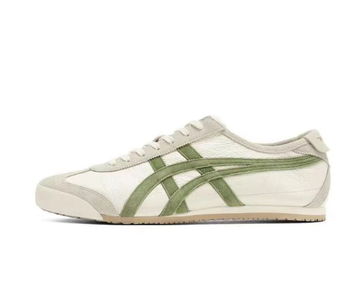 Onitsuka shoes-white and green (leather)