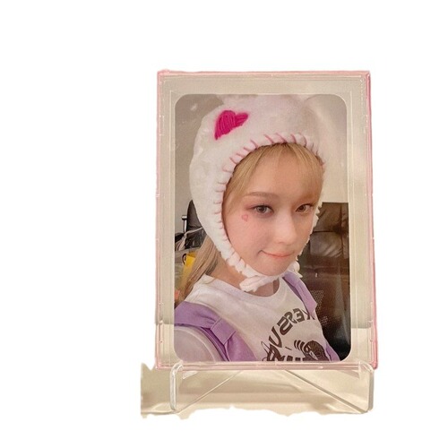 INS series shell card brick acrylic card packaging Gu card card holder idol album photo card display photo frame customization