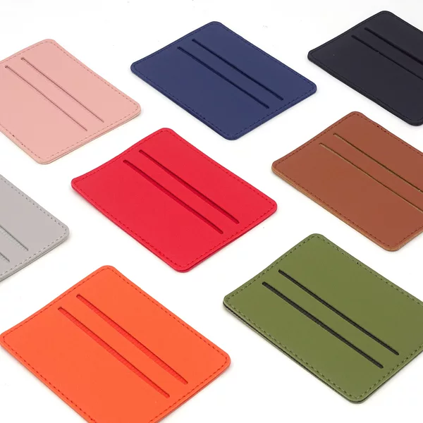 Multi-card slot large-capacity leather card holder for students, bus cards, bank cards, ID cards, anti-theft, portable