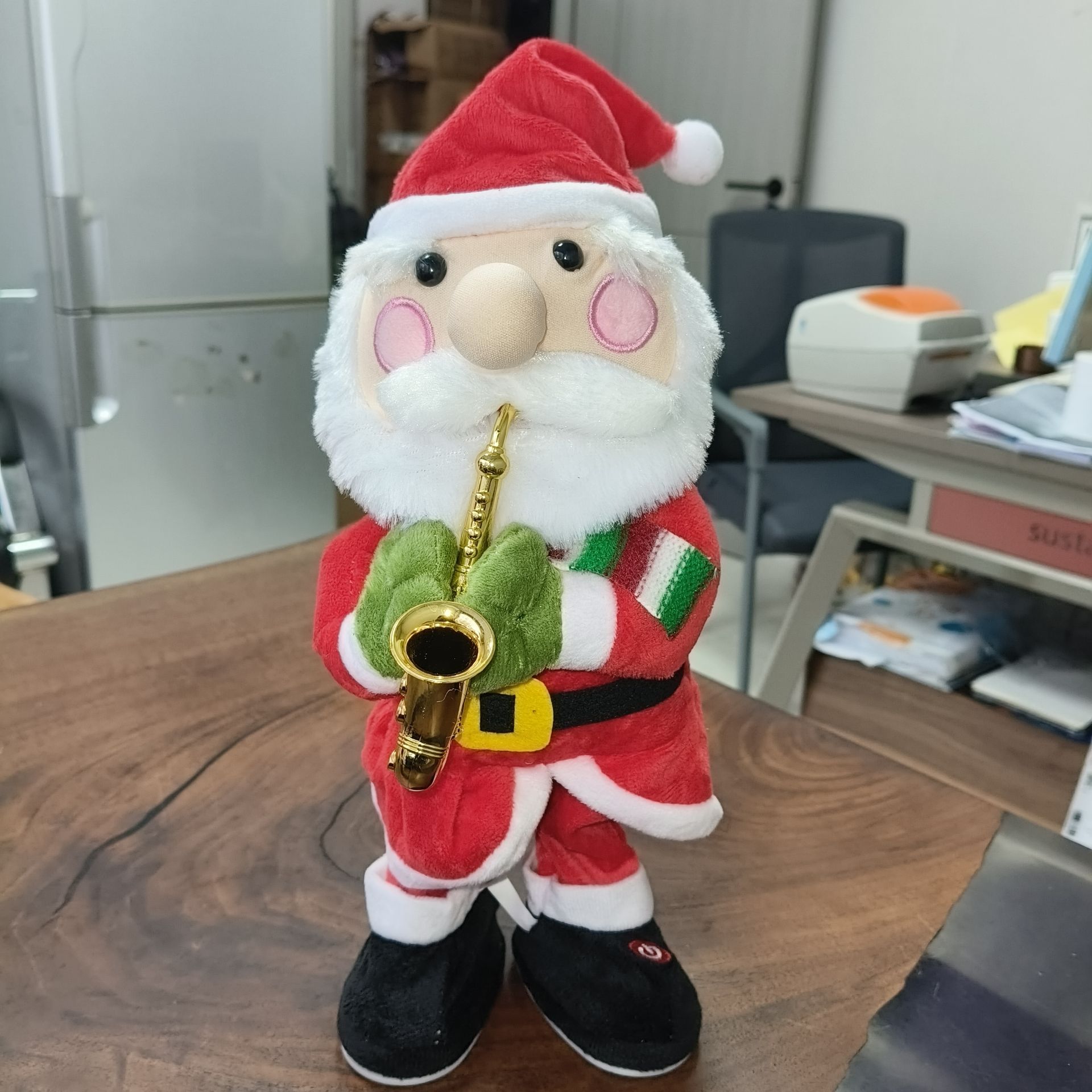 Transfronterizo cantar y bailar árbol de Navidad eléctrico balanceo juguetes de peluche brillante árbol de Navidad regalos de Halloween
