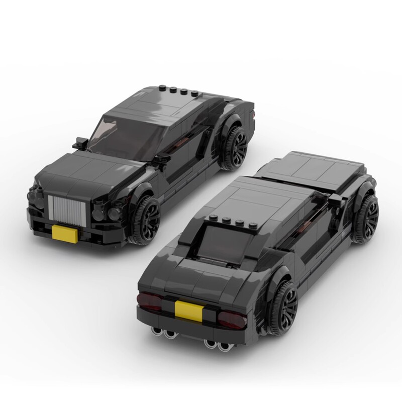 MOC building blocks compatible with Lego 75637 Bentley Mulsanne birthday decoration suit gift puzzle assembly