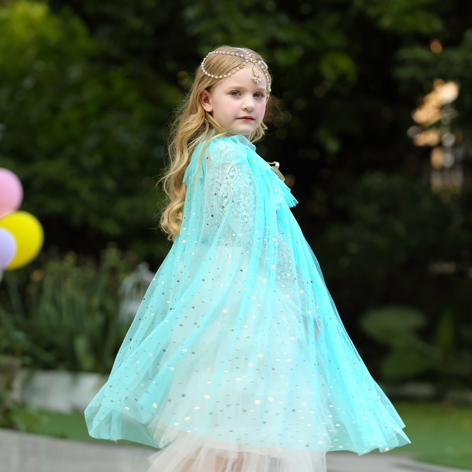 2021 mantón de Navidad capa de ropa para niños niñas Frozen Elsa princesa chal capa exterior