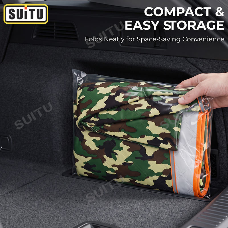 Car snow cover for front windshield, anti-freeze cover, anti-frost cover, multifunctional half-cover car cover, snow protection, thickened for winter