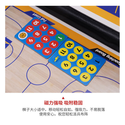 Manufacturer sells 20% off football tactical board zipper bag basketball coach aluminum alloy with magnetic teaching board