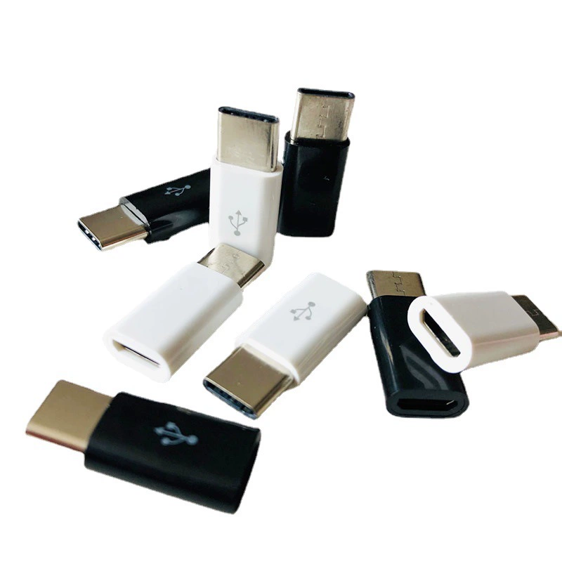 Type-C rotor miCro USB to Type C public Android V8 data charging cable converter OTG3.1