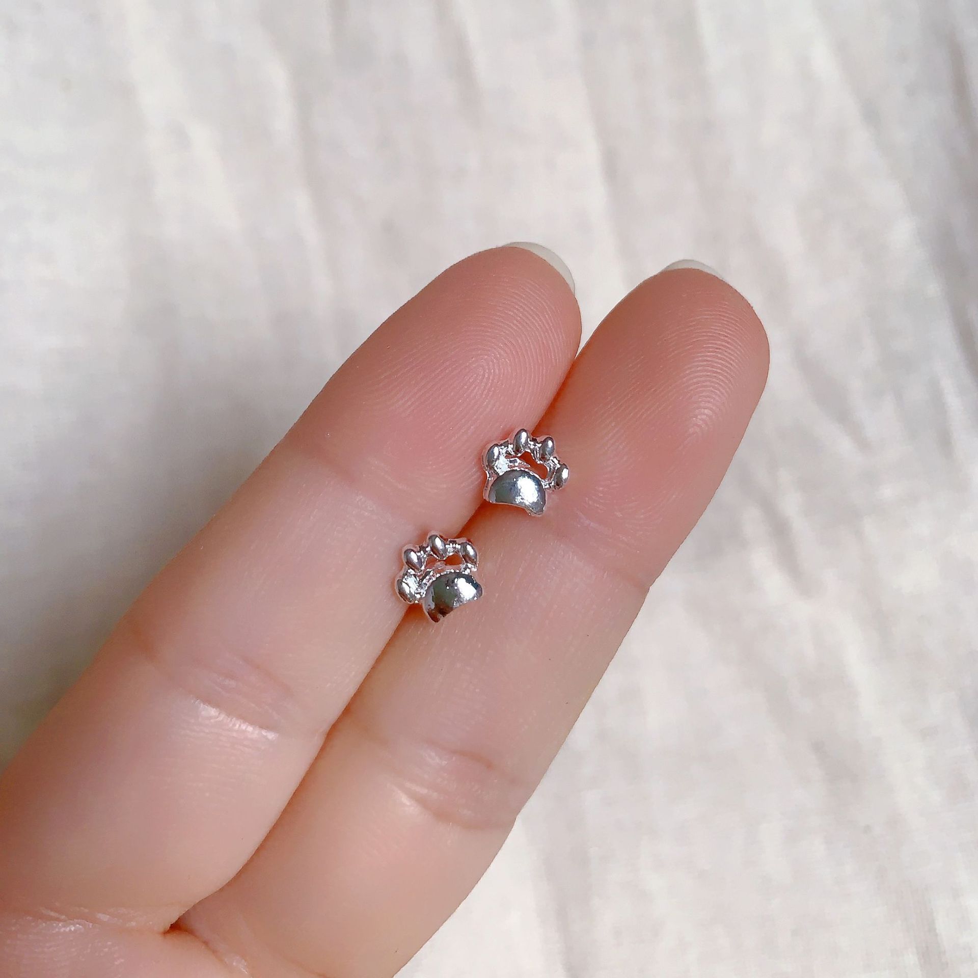 귀여운 고양이 발