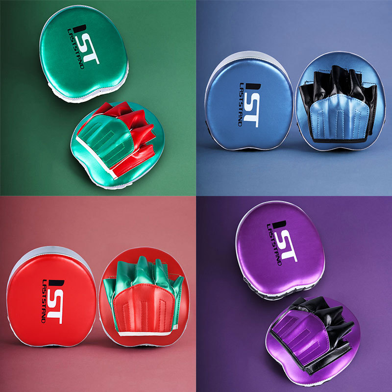 Boxing Hand Target Ultra-fiber Skin Muay Thai Precision Target Sanda Small Hand Target Taekwondo Foot Target Reaction Training Accompanying Training