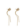 Earrings, trend crystal earings, 2023 collection