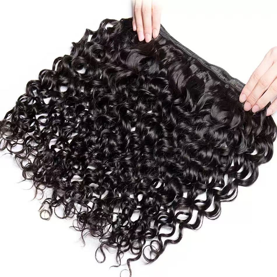 Cortina de cabello curly cabello humano 7A Curly Bundles extensión de cabello humano cortina de cabello al por mayor