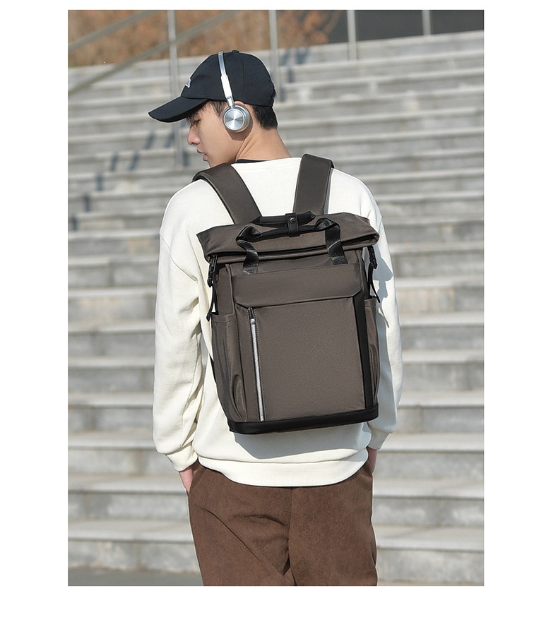 Cross-Border Business Rucksack für Herren mit großem Fassungsvermögen, wasserdicht, Pendler-Rucksack, Outdoor-Reiserucksack, leichte Schultertasche für Studenten