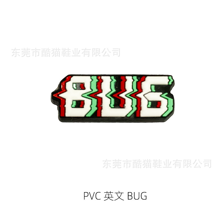 Nuevo agujero zapatos decorativos hebilla accesorios agujero zapatos flor zapato hebilla PVC dibujos animados jardín zapatos superior accesorios inglés